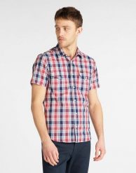 LEE WESTERN SS KOSZULA MĘSKA SHIRT BLUEPRINT L641CZLH 112115310. Koszule męskie Lee, l, bez wzorów, bez kołnierzyka, bez ramiączek. Za 129.99 zł.