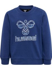 Bluza dla chłopca niemowlaka Hummel hmlLIME. Niebieskie bluzy i bluzki niemowlęce HUMMEL, bez wzorów, z bawełny, bez ramiączek, długie, bez kaptura. Za 160.50 zł.