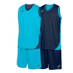 Maillot Joma Kansas. Niebieskie szorty męskie Joma, bez wzorów, z materiału, sportowe. Za 267.00 zł.