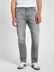 MESKIE SPODNIE LEE WEST WASHED OUT 112355908. Spodnie materiałowe męskie Lee, bez wzorów, z jeansu. Za 179.99 zł.