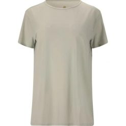 Koszulka damska Athlecia Lizzy. Brązowe bluzki sportowe damskie Athlecia, bez wzorów, bez ramiączek. Za 136.50 zł.