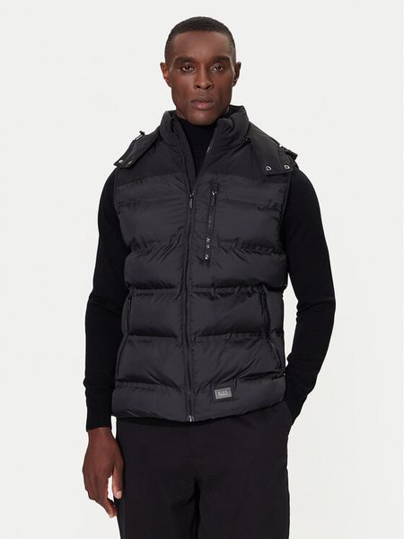 KARL LAGERFELD Kamizelka 505030 554596 Czarny Regular Fit. Czarne kamizelki męskie Karl Lagerfeld, m, z syntetyku. Za 979.99 zł.