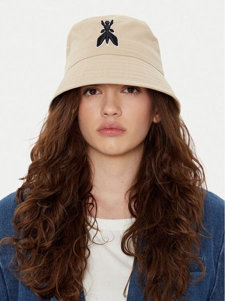 Patrizia Pepe Kapelusz 8F0061/AB01-B732 Beżowy. Brązowe kapelusze damskie Patrizia Pepe, bez wzorów, z bawełny. Za 249.99 zł.