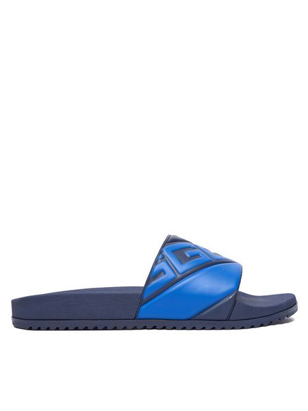 Guess Klapki FMJODE ELE19 Granatowy. Niebieskie klapki i japonki męskie Guess, z syntetyku. Za 143.99 zł.