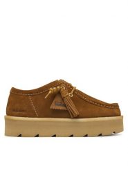 Clarks Śniegowce Meare Walla Mid 26328096 Brązowy. Brązowe śniegowce damskie Clarks, ze skóry. Za 479.99 zł.