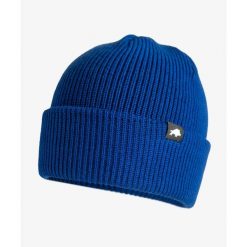 Czapka zimowa DZIK® niebieska. Niebieskie czapki męskie DZIK, ze skóry. Za 139.99 zł.