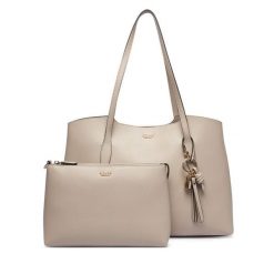 Torebka Guess. Brązowe torebki klasyczne damskie Guess, z aplikacjami, bez dodatków. Za 634.99 zł.