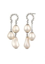 Elli PREMIUM Kolczyki Sztyfty Damskie Perła Syntetyczna Barokowa Biała 925 Sterling Silver 1 ct. Białe kolczyki damskie Elli PREMIUM, z perłą, srebrne, na sztyftcie. Za 333.99 zł.