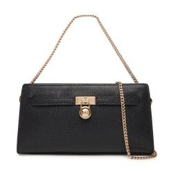 Torebka MICHAEL Michael Kors. Czarne torebki klasyczne damskie MICHAEL Michael Kors, bez wzorów, wizytowe, bez kołnierzyka, bez ramiączek. Za 699.99 zł.