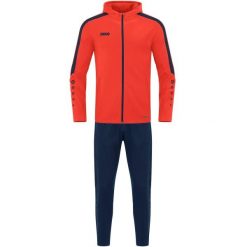 Dres z kapturem Jako Power. Czerwone szorty męskie Jako, bez wzorów, z dresówki, sportowe. Za 551.00 zł.