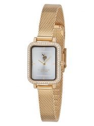 U.S. Polo Assn. Zegarek kwarcowy w kolorze złoto-białym rozmiar: onesize. Białe, analogowe zegarki damskie U.S. Polo Assn., ze stali. Za 217.99 zł.