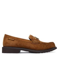 Mokasyny LOVE MOSCHINO. Brązowe mokasyny damskie Love Moschino. Za 1,099.00 zł.