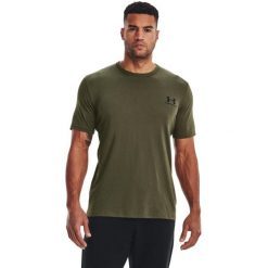 Koszulka Under Armour Sportstyle Left Chest. Czarne t-shirty sportowe męskie Under Armour, m, bez ramiączek, do biegania. Za 119.00 zł.