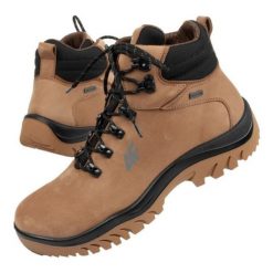 Buty trekkingowe 4F OBMH257 44S beżowy. Brązowe buty trekkingowe męskie z materiału, za kostkę, bez zapięcia, trekkingowe. Za 554.35 zł.