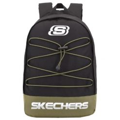 Plecak unisex Skechers Pomona Backpack pojemność 18 L. Czarne plecaki damskie Skechers, bez wzorów. Za 69.99 zł.