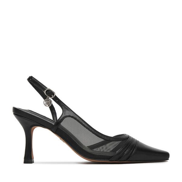 Szpilki Nine West. Czarne szpilki Nine West, bez wzorów, bez obcasa. Za 229.99 zł.