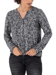 Timezone Bluzka w kolorze szarym rozmiar: S. Szare bluzki damskie Timezone, s, bez wzorów, bez kołnierzyka, bez ramiączek. Za 91.56 zł.