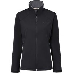 Kurtka softshellowa damska Everhike. Czarne kurtki damskie Vaude, s, bez wzorów, z materiału, bez kaptura. Za 469.00 zł.