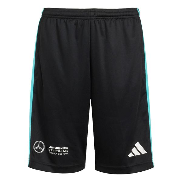 Szorty Mercedes - Amg Petronas Formula One Team Dna. Białe szorty damskie Adidas, bez wzorów, z materiału, młodzieżowe. Za 179.00 zł.
