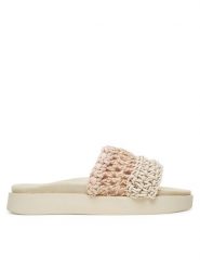 Inuikii Klapki Loose Knitted 70104-110 Beżowy. Brązowe klapki damskie Inuikii, bez wzorów, z materiału, bez obcasa. Za 859.99 zł.