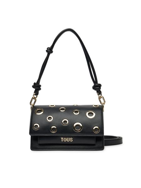 TOUS Torebka Audree Eyelets 2002202951 Czarny. Czarne torebki klasyczne damskie Tous, bez wzorów, ze skóry, bez dodatków. Za 1,089.00 zł.