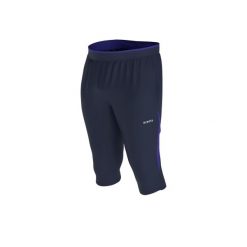 Spodnie piłkarskie Kipsta CLR 3/4. Niebieskie spodnie dresowe męskie KIPSTA, bez wzorów, z dresówki. W wyprzedaży za 59.99 zł.