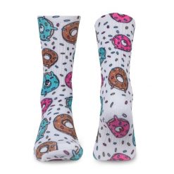 Skarpety sportowe Elitex Training Donut. Białe skarpetki męskie ELITEX TRAINING, bez wzorów, z elastanu. Za 50.99 zł.