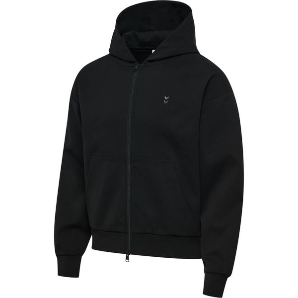 Bluza z kapturem i zamkiem błyskawicznym Hummel Defender. Czarne bluzy z kapturem męskie HUMMEL, s, z tkaniny. Za 282.50 zł.