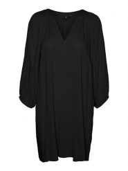 Vero Moda Tunika "Lova" w kolorze czarnym rozmiar: S. Czarne tuniki damskie Vero Moda, s, bez wzorów, z wiskozy, bez kołnierzyka, bez ramiączek. Za 57.20 zł.