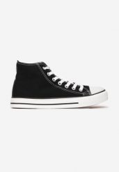 Czarno-Białe Trampki Neasea. Czarne trampki i tenisówki męskie Born2be, bez wzorów, z gumy, za kostkę, bez zapięcia. Za 54.99 zł.