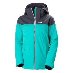 Kurtka damska Helly Hansen motionista lifaloft. Niebieskie kurtki damskie Helly Hansen, xl, bez wzorów, bez kaptura, narciarskie. W wyprzedaży za 916.50 zł.
