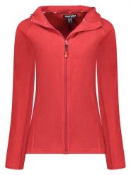 ANAPURNA Kurtka polarowa "Tugoodana" w kolorze czerwonym rozmiar: L. Czerwone kurtki damskie ANAPURNA, l, bez wzorów, z polaru, bez kaptura. Za 78.47 zł.