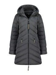 Canadian Peak Płaszcz zimowy "Clarisseak" w kolorze szarym rozmiar: XXL. Szare płaszcze damskie Canadian Peak, na zimę, xxl, bez wzorów, z puchu. Za 340.18 zł.