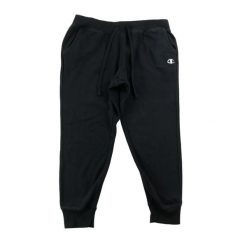 Second life - Spodnie dresowe męskie Fleece Jogger czarne - Jak nowy. Czarne spodnie sportowe męskie CHAMPION, z dresówki. Za 63.86 zł.