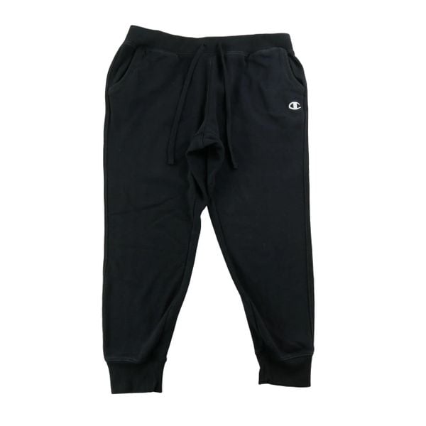 Second life - Spodnie dresowe męskie Fleece Jogger czarne - Jak nowy. Czarne spodnie sportowe męskie CHAMPION, z dresówki. Za 63.86 zł.