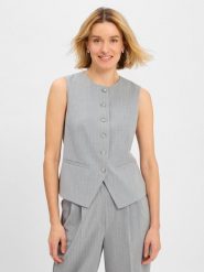 Marie Lund kamizelka modułowa Kobiety szary, 38. Szare kamizelki damskie Marie Lund, z wiskozy. Za 179.95 zł.