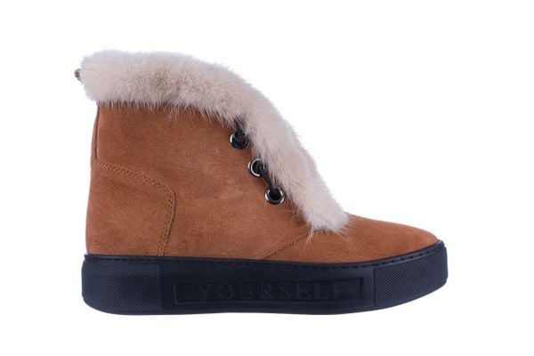 Śniegowce Bayla 161 017 2032 105 Tan Suede 161162, Brąz, Skóra naturalna - 41. Brązowe śniegowce damskie Bayla, z materiału. W wyprzedaży za 179.10 zł.