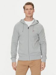 Napapijri Bluza Balis NP0A4HHV Szary Regular Fit. Szare bluzy bez kaptura męskie Napapijri, m, z bawełny. Za 469.99 zł.
