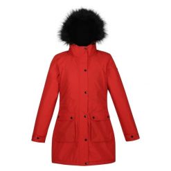 Parka dla kobiet Regatta Voltera Waterproof. Czerwone parki damskie Regatta, na zimę, bez wzorów. Za 699.99 zł.