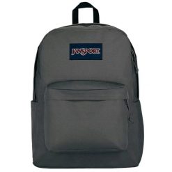 Plecak Jansport Superbreak One. Szare plecaki damskie JanSport, bez wzorów, z materiału. Za 129.99 zł.
