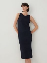 Someday Sukienka w kolorze czarnym rozmiar: 40. Czarne sukienki damskie Someday, bez wzorów, bez kołnierzyka, bez ramiączek, midi. Za 221.88 zł.