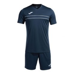 Zestaw koszulka treningowa i spodenki Joma Victory. Białe szorty męskie Joma, bez wzorów, sportowe. Za 45.99 zł.
