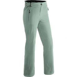 Spodnie narciarskie dla kobiet Maier Sports Vroni slim 2.0. Zielone spodnie materiałowe damskie Maier Sports, bez wzorów, z materiału. Za 973.00 zł.