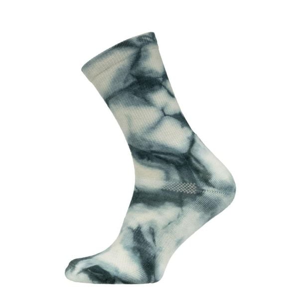 Skarpety Trekkingowe Na Giean Medium Weight Tie-Dyed Crew Monochrome. Czarne skarpetki damskie NA GIEAN, bez wzorów. Za 79.99 zł.