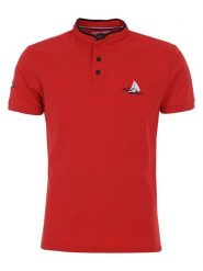 Vent du Cap Koszulka polo "Carmand" w kolorze czerwonym rozmiar: XL. Czerwone koszulki polo męskie Vent du Cap, xl, bez wzorów, z bawełny, bez ramiączek. Za 109.95 zł.