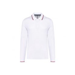 Koszulka polo pique z długim rękawem Kariban. Białe koszulki męskie z długim rękawem KARIBAN, l, bez wzorów, z bawełny, bez ramiączek. Za 189.00 zł.