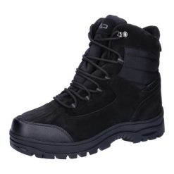 Wodoodporne botki zimowe CMP Tlicho. Czarne buty zimowe męskie CMP, na zimę, z gumy, bez zapięcia. Za 677.35 zł.