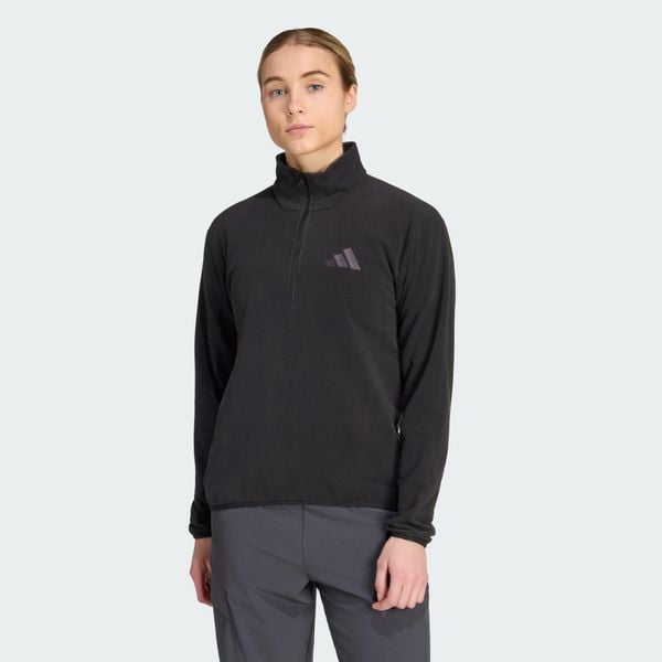 Bluza polarowa z suwakiem do połowy długości Terrex Multi Essentials. Czarne bluzy bez kaptura damskie Adidas, l, z materiału. Za 179.00 zł.