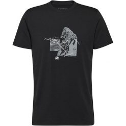 Koszulka męska Mammut Mountain T-Shirt 4208m. Czarne t-shirty męskie Mammut, m, bez wzorów, bez kołnierzyka. Za 256.05 zł.