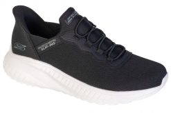 Buty sportowe Skechers Bobs Sport Squad Chaos Noir. Czarne buty sportowe na co dzień męskie Skechers, z gumy, bez zapięcia, na fitness i siłownię. Za 289.00 zł.